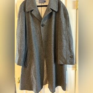 Pendleton Charcoal Wool Trench Coat